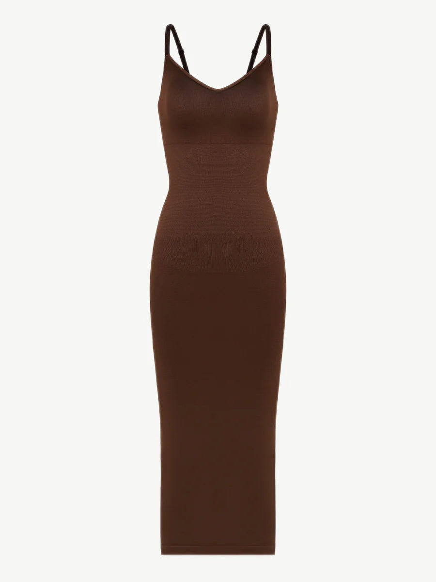 Built-in 360° Seamless Eco-comfort Midi Bodycon Dress